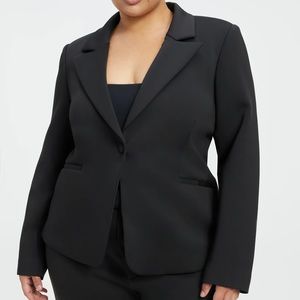 NWT Good American Scuba Blazer, 3X (Good American size 6).